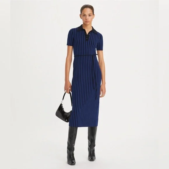 Tory Burch | Dresses | Nwt 498 Tory Burch Vertical Stripe Dress | Poshmark